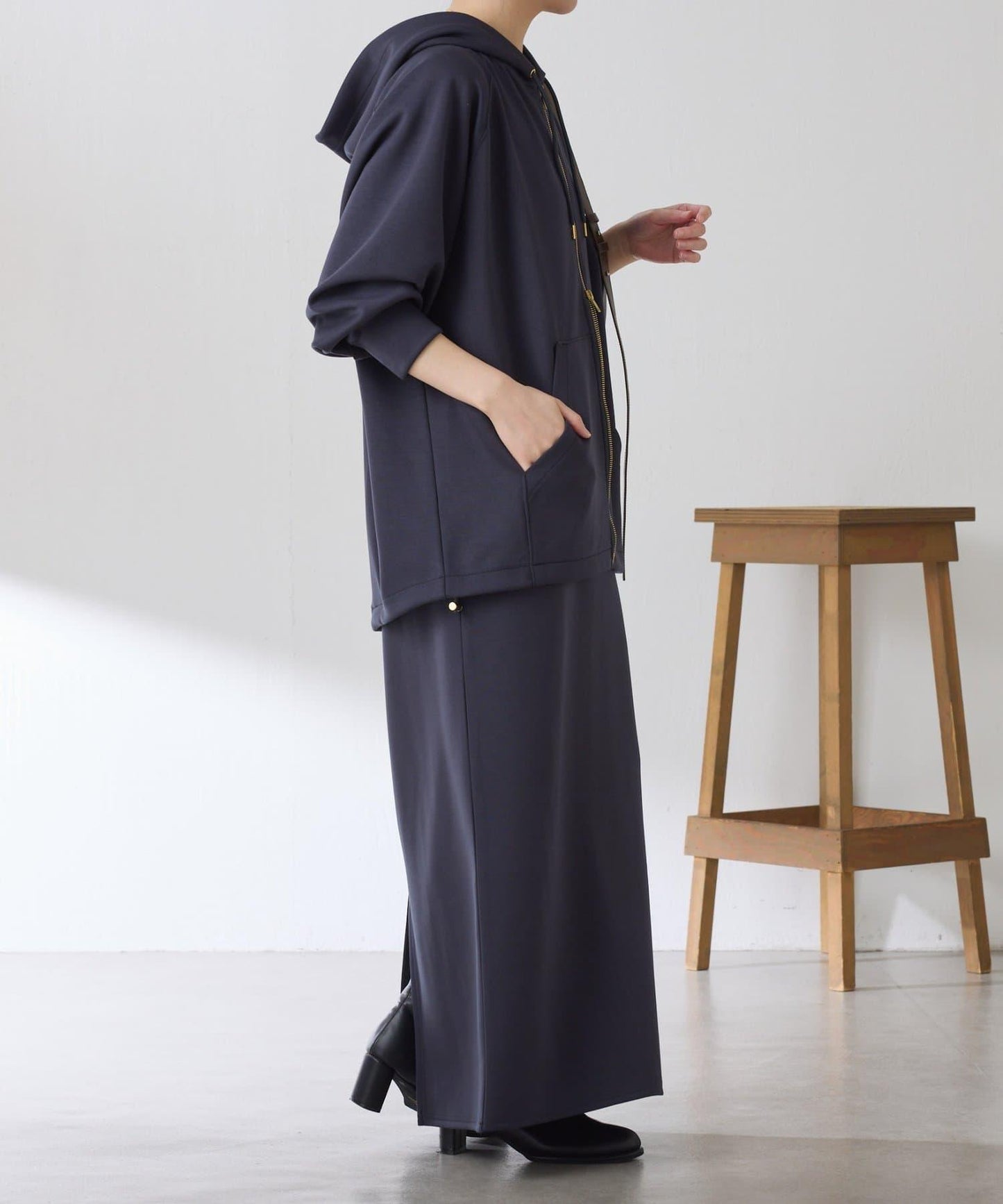 【舒適×優雅】抽繩針織衛衣/套裝