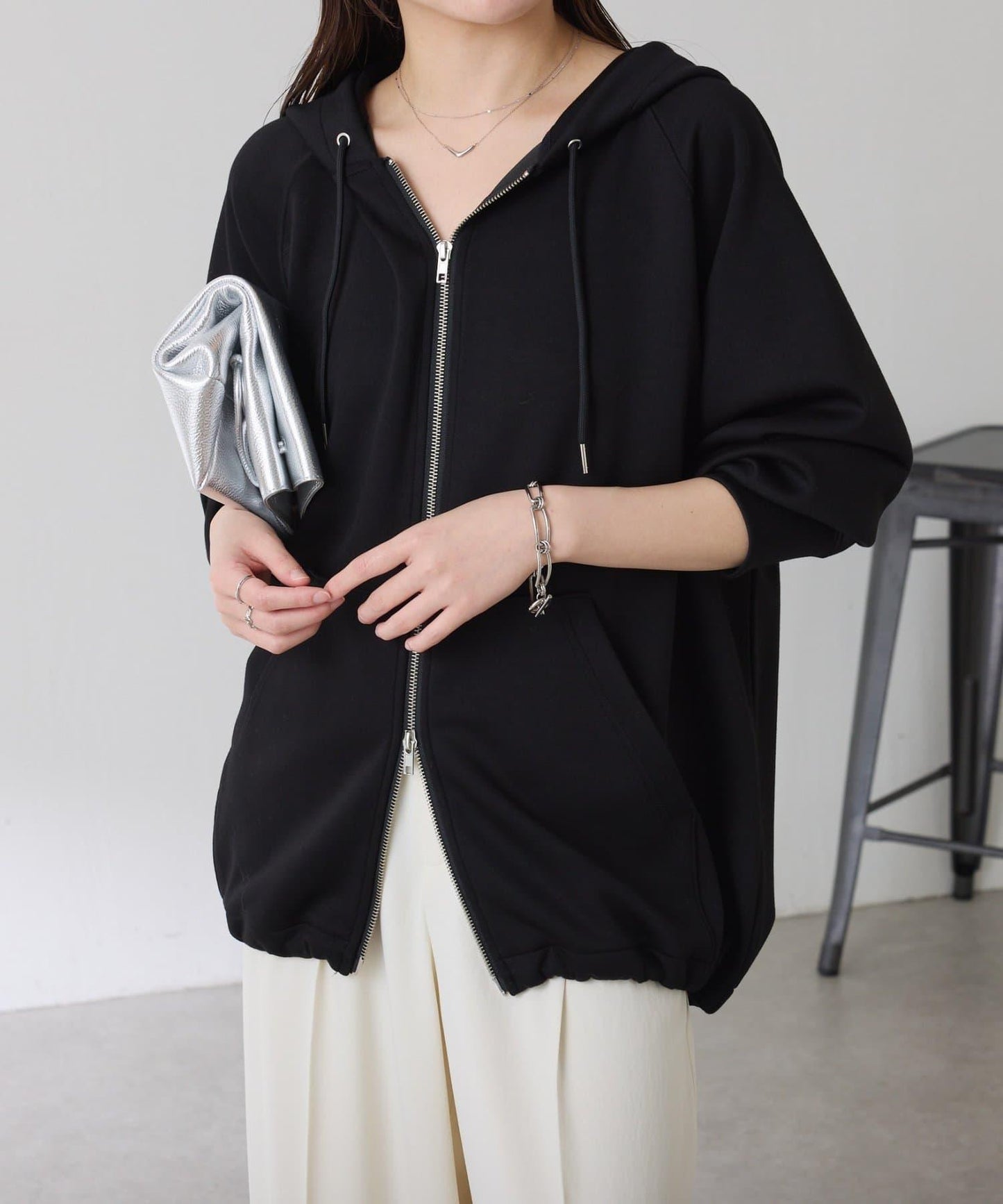 【舒適×優雅】抽繩針織衛衣/套裝