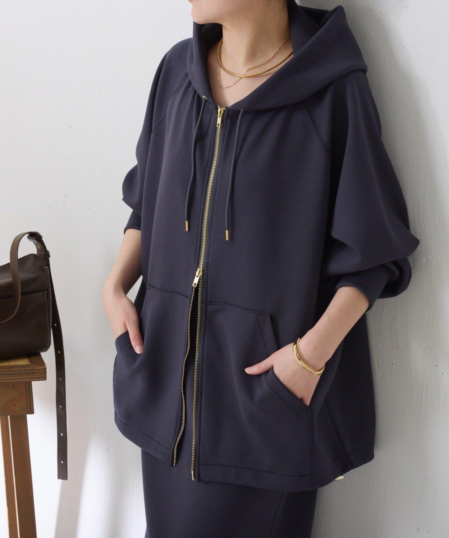 【舒適×優雅】抽繩針織衛衣/套裝