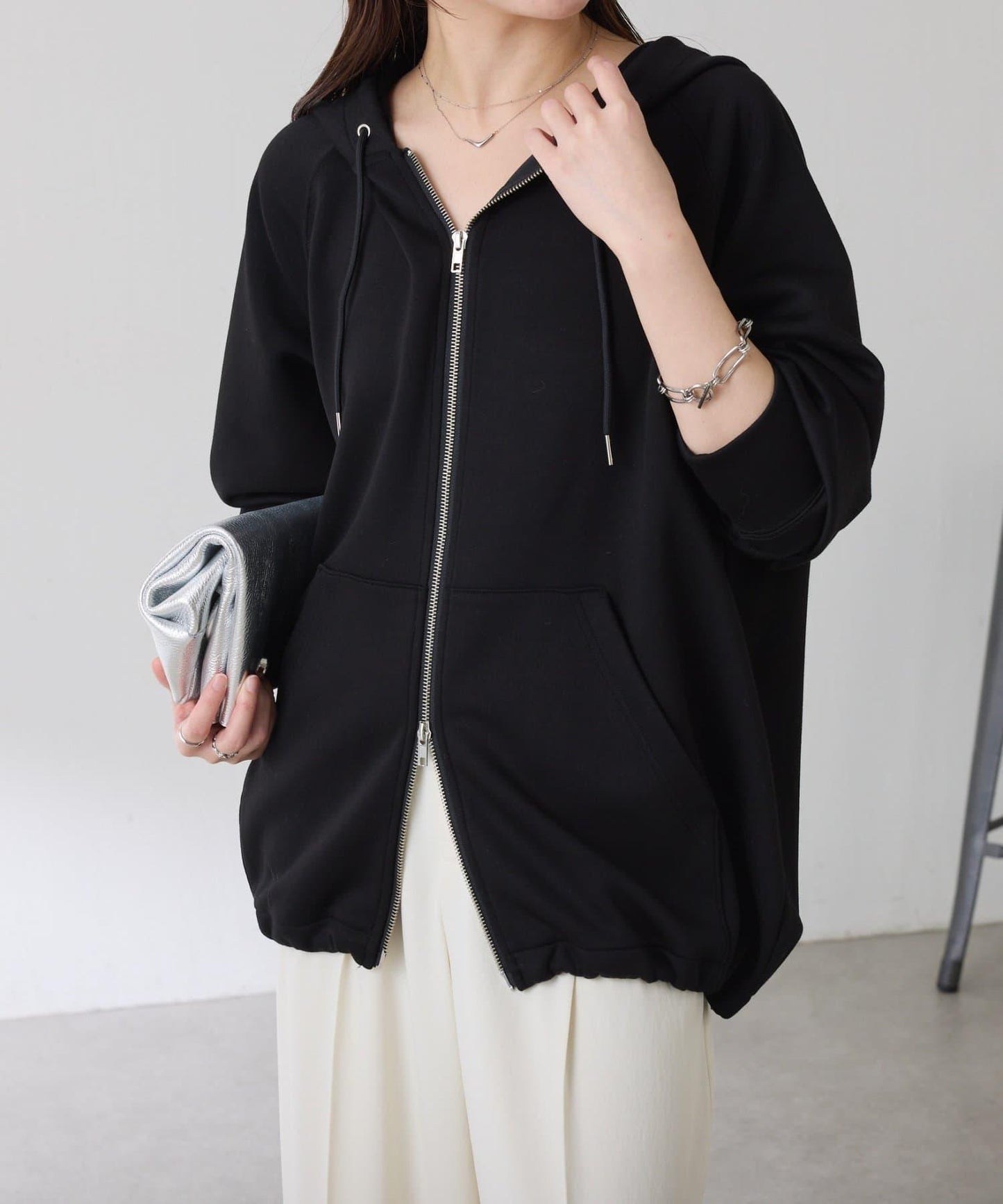 【舒適×優雅】抽繩針織衛衣/套裝