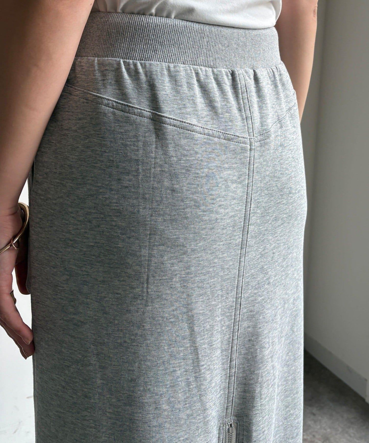 前中拉鍊衛衣裙