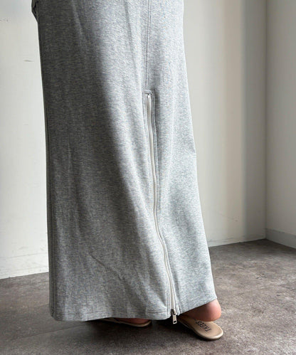 前中拉鍊衛衣裙