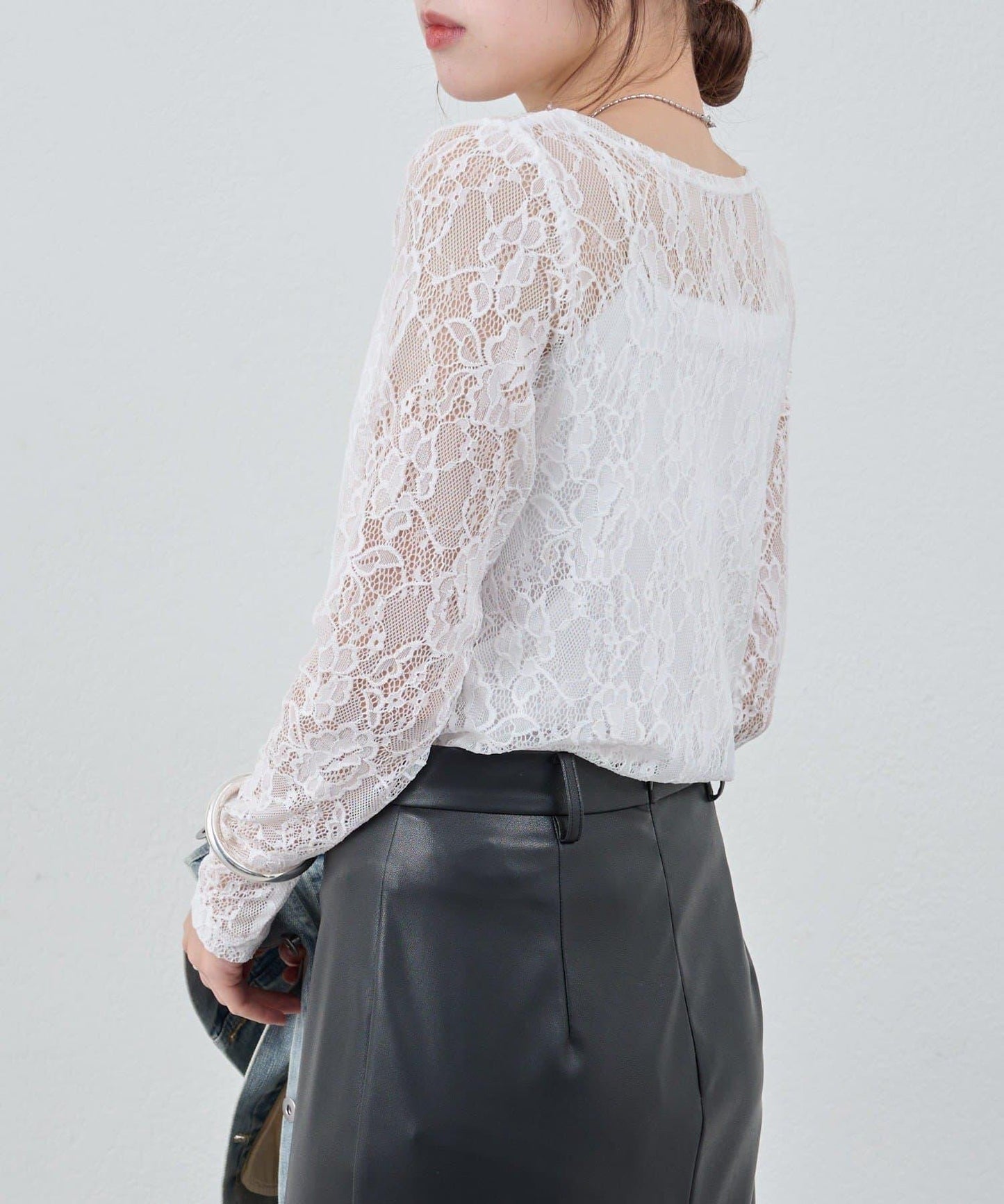 【26SS】蕾絲套頭衫