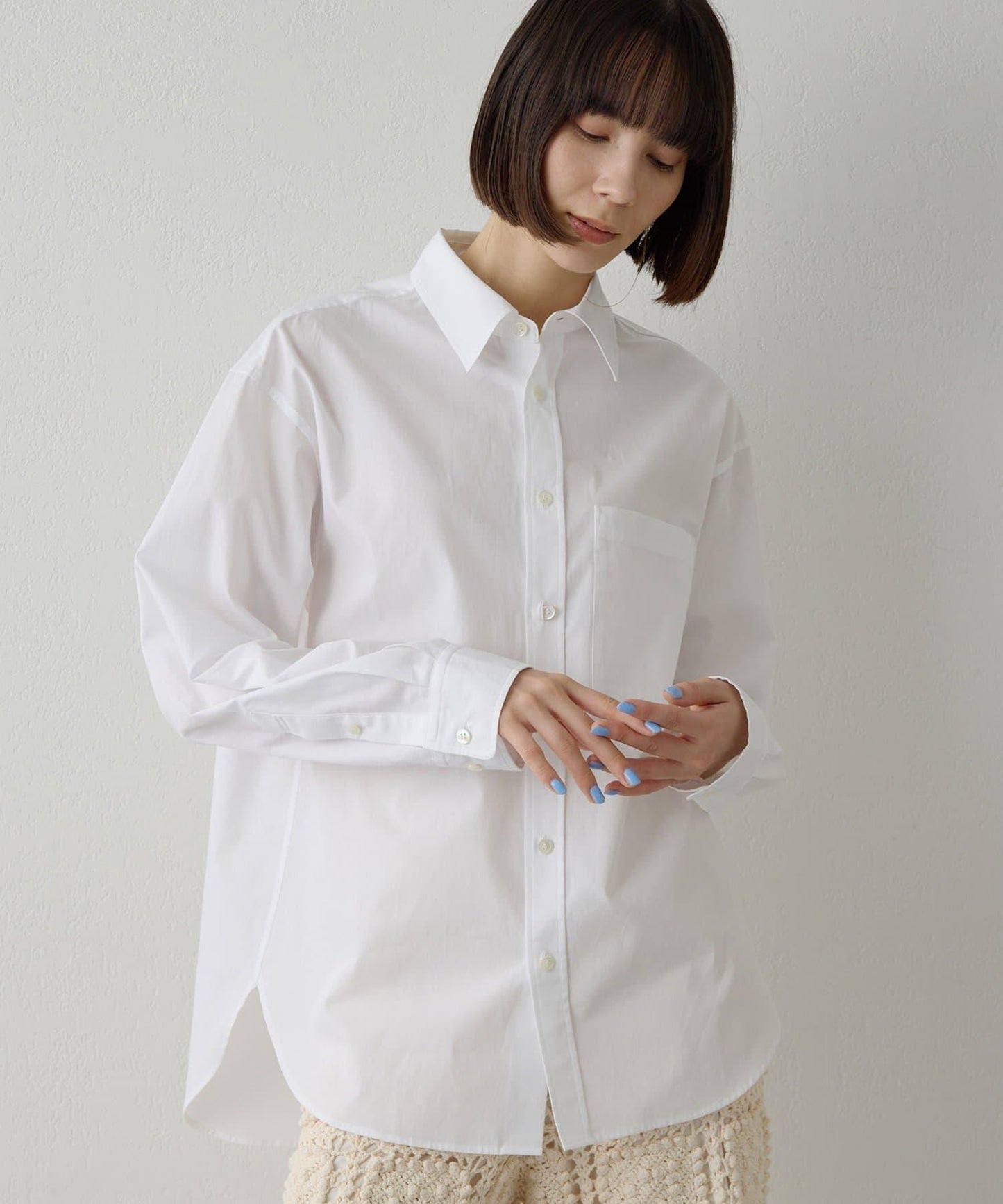 <インフルエンサーコラボ>寬鬆襯衫
