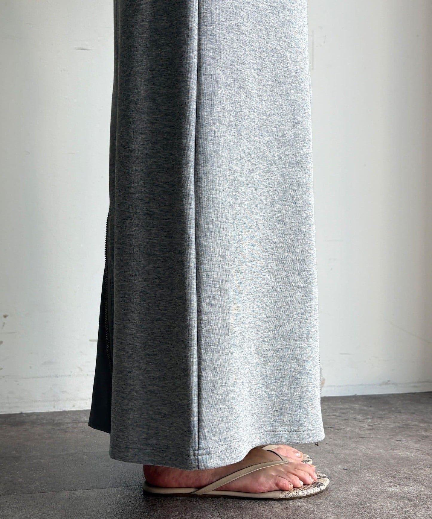 前中拉鍊衛衣裙