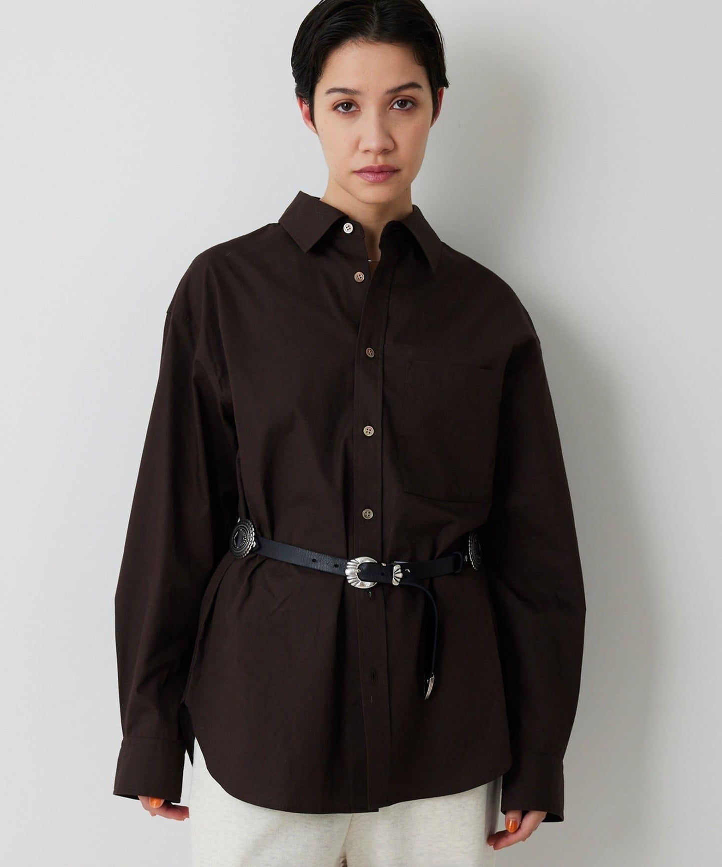 <インフルエンサーコラボ>寬鬆襯衫