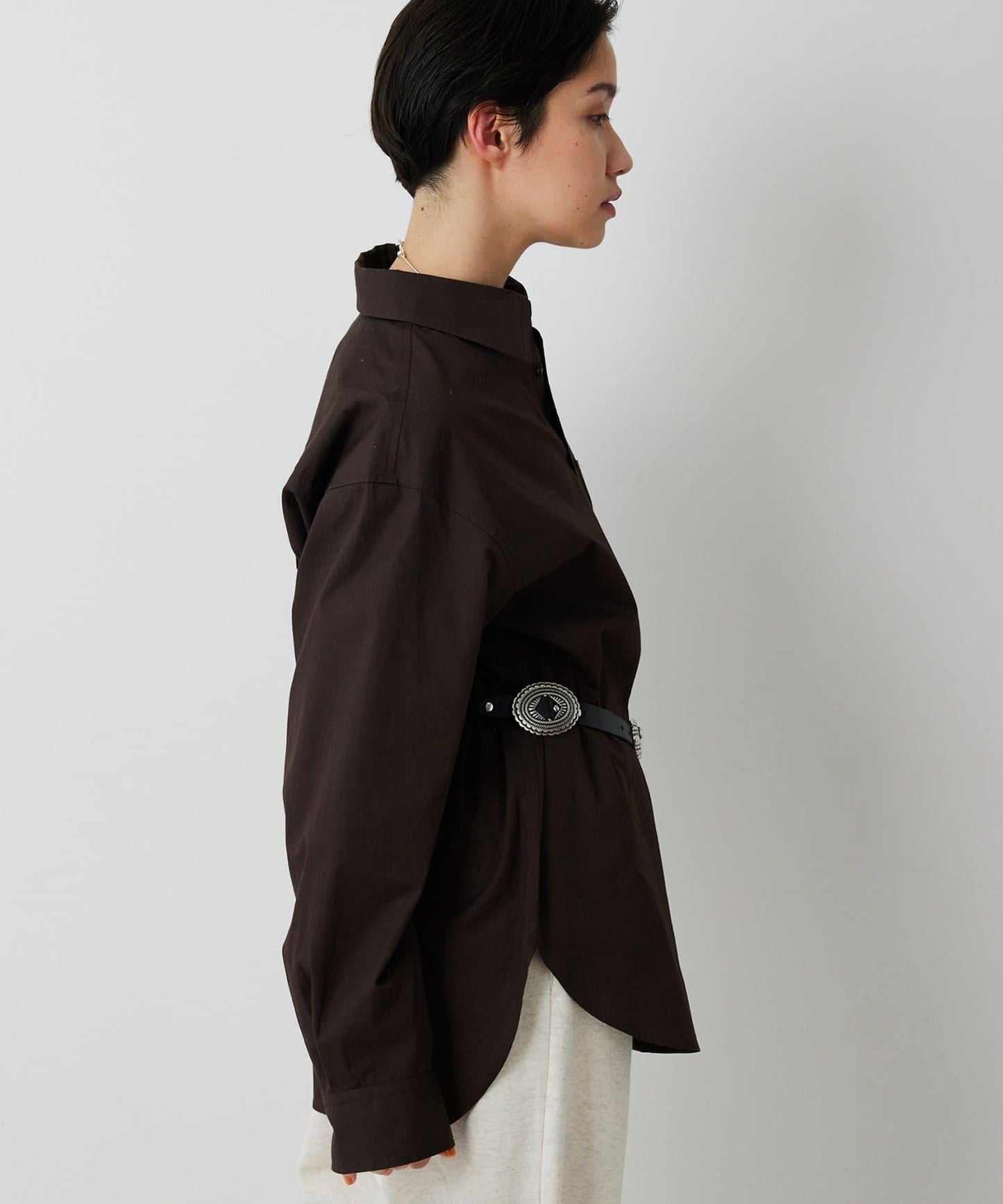 <インフルエンサーコラボ>寬鬆襯衫