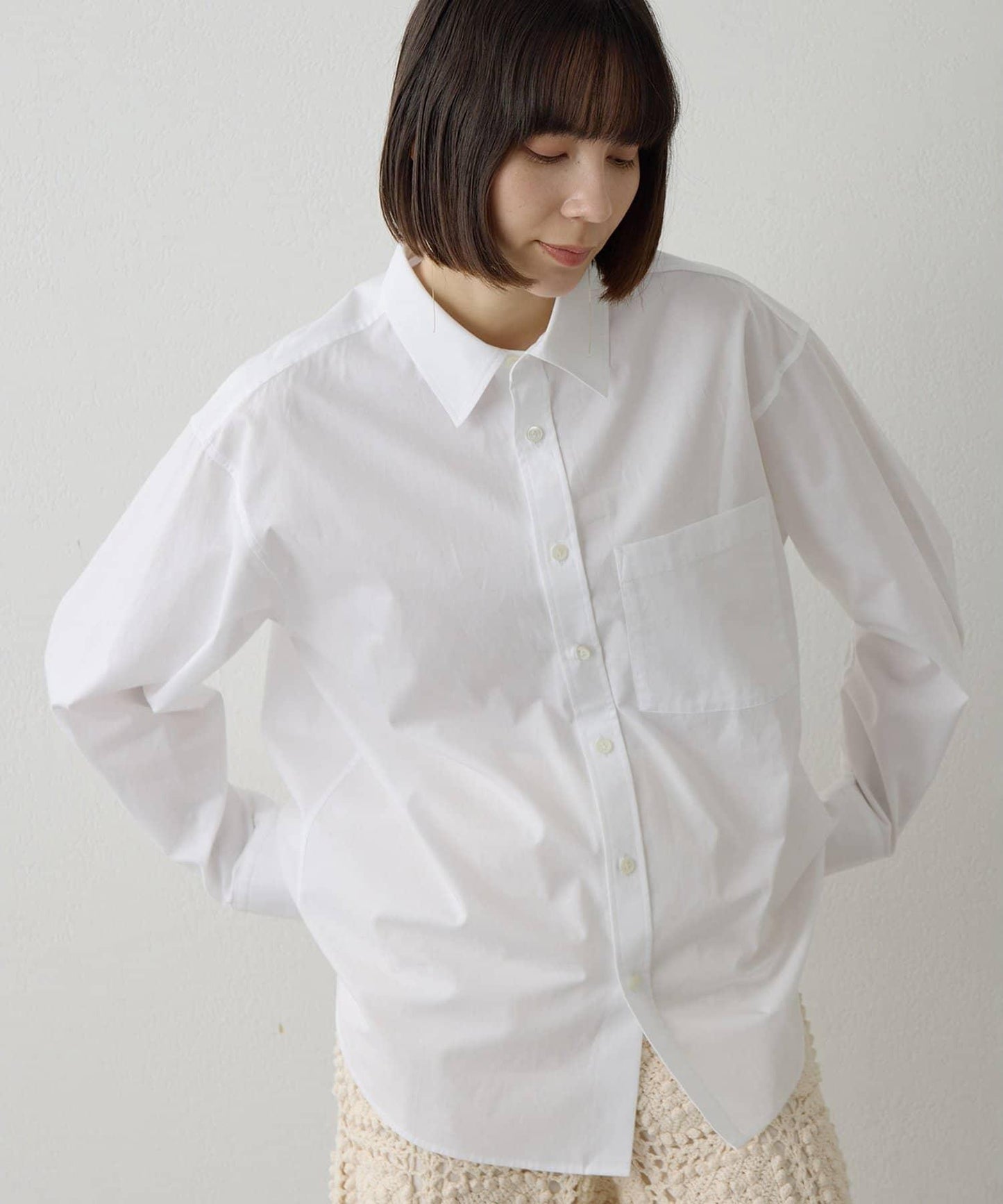 <インフルエンサーコラボ>寬鬆襯衫