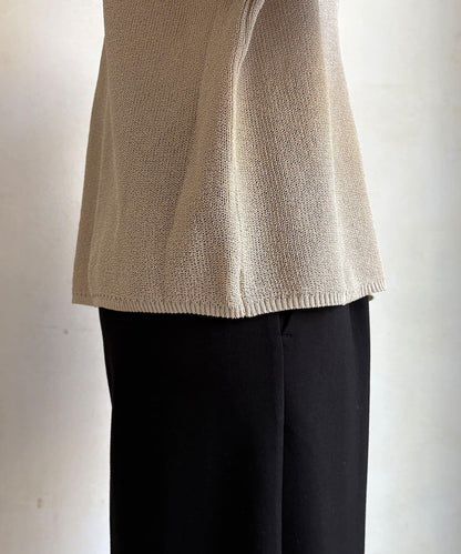 和紙質開領套頭衫