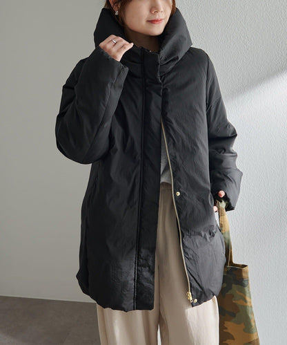 加厚立領羽絨夾克