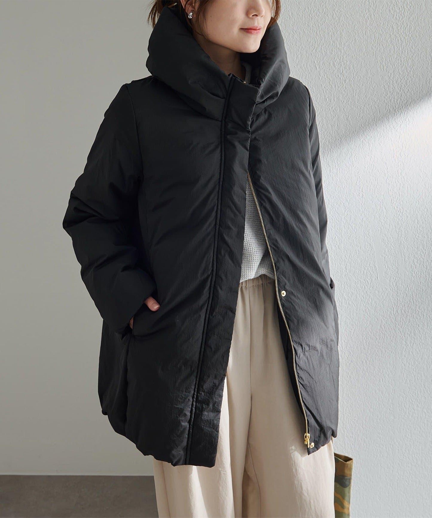 加厚立領羽絨夾克