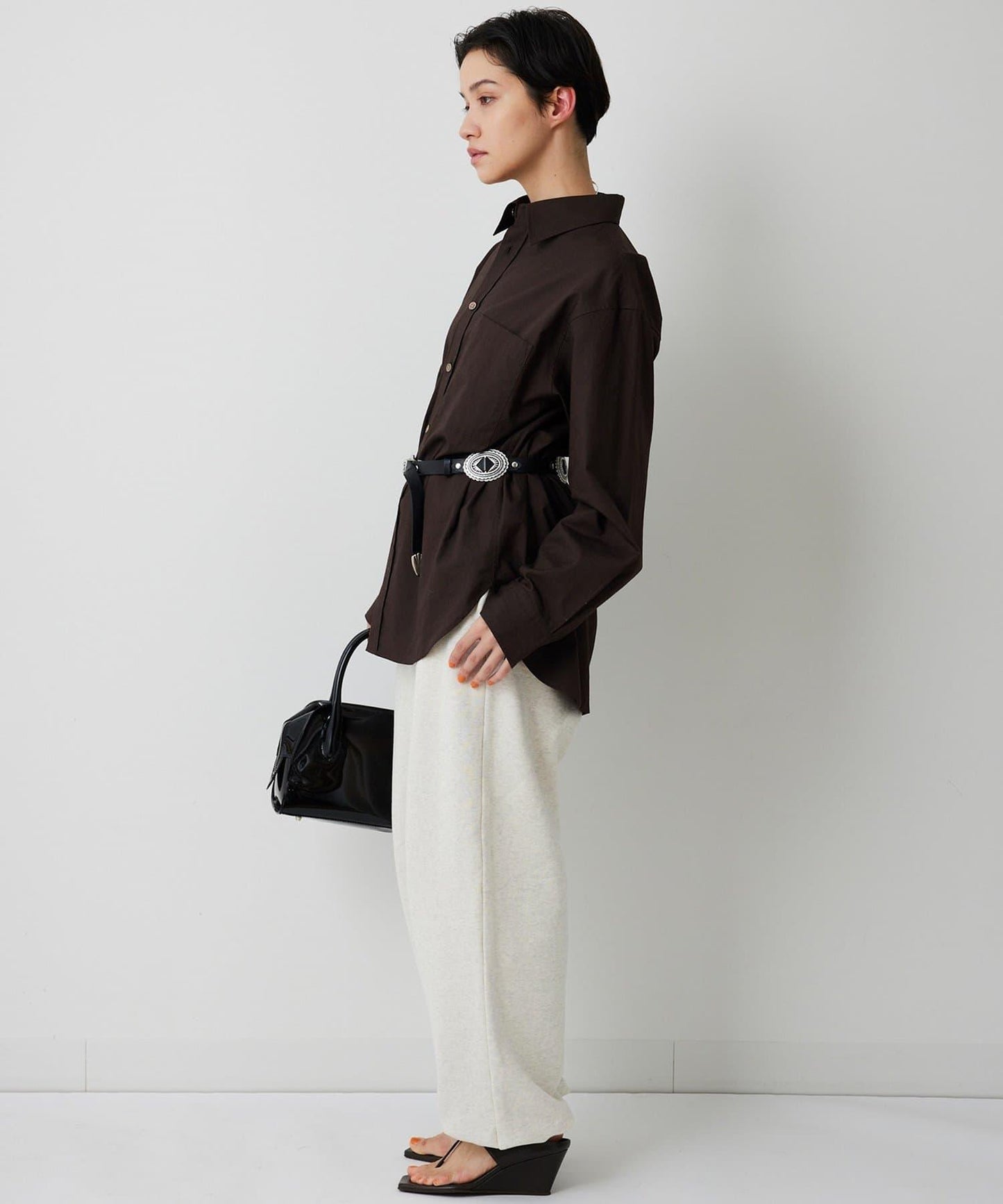 <インフルエンサーコラボ>寬鬆襯衫