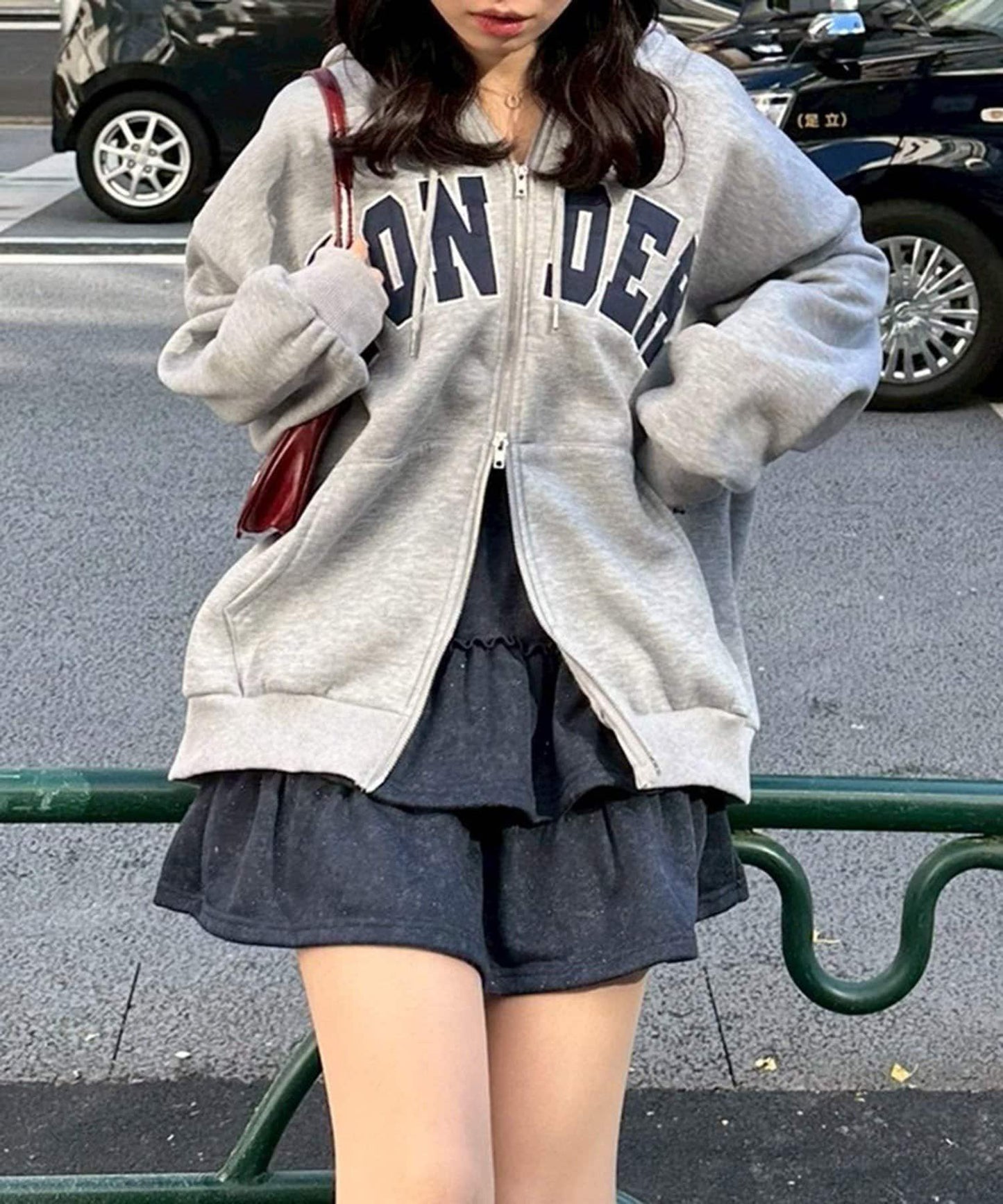 【RMAF】仿顏料風格衛衣拼接層疊半身裙