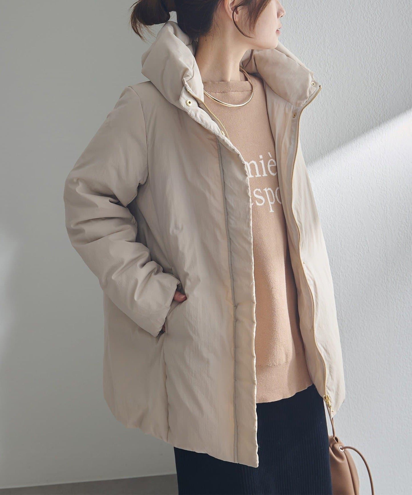 加厚立領羽絨夾克