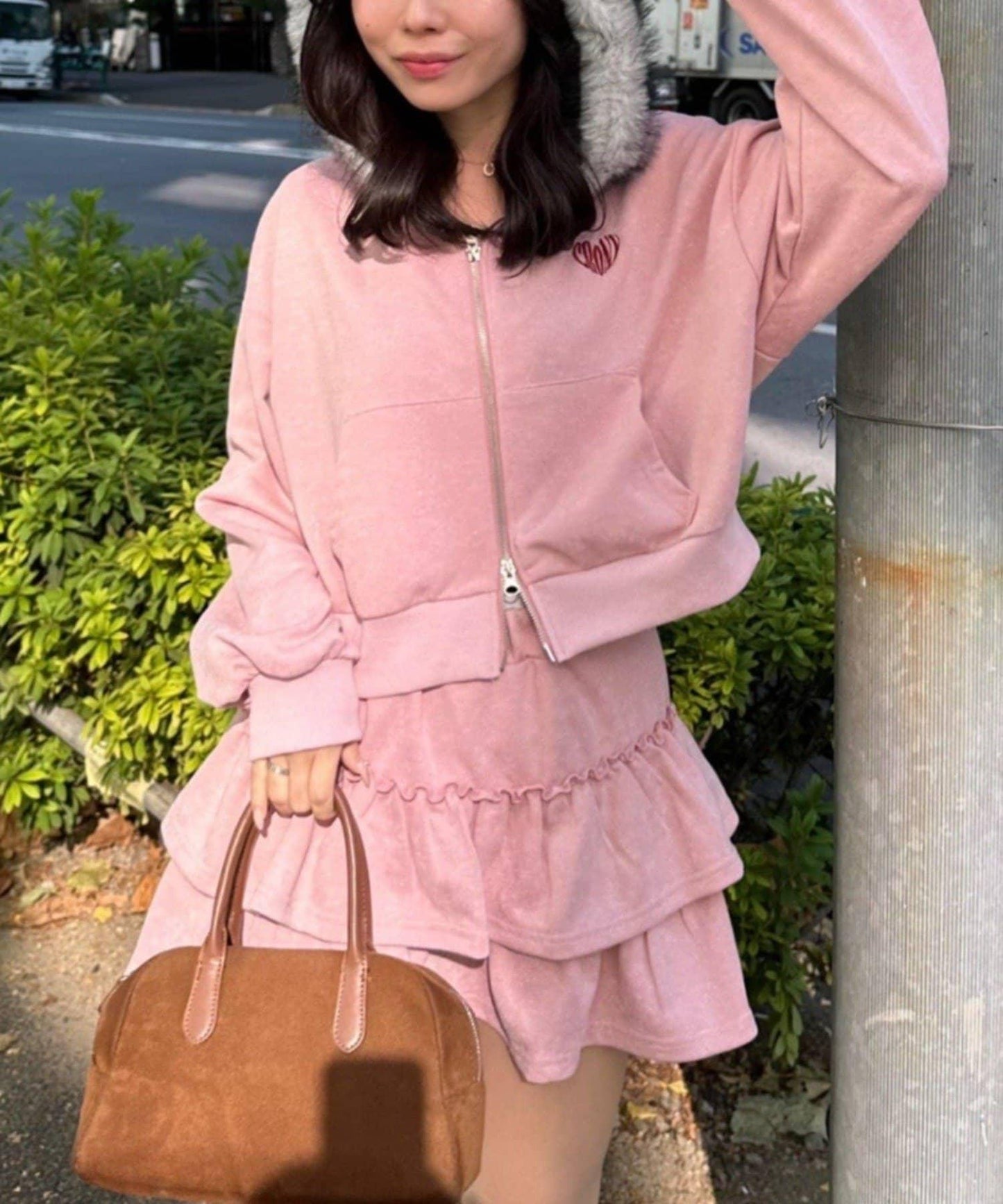 【RMAF】仿顏料風格衛衣拼接層疊半身裙