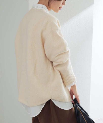 logo刺繡針織套頭衫