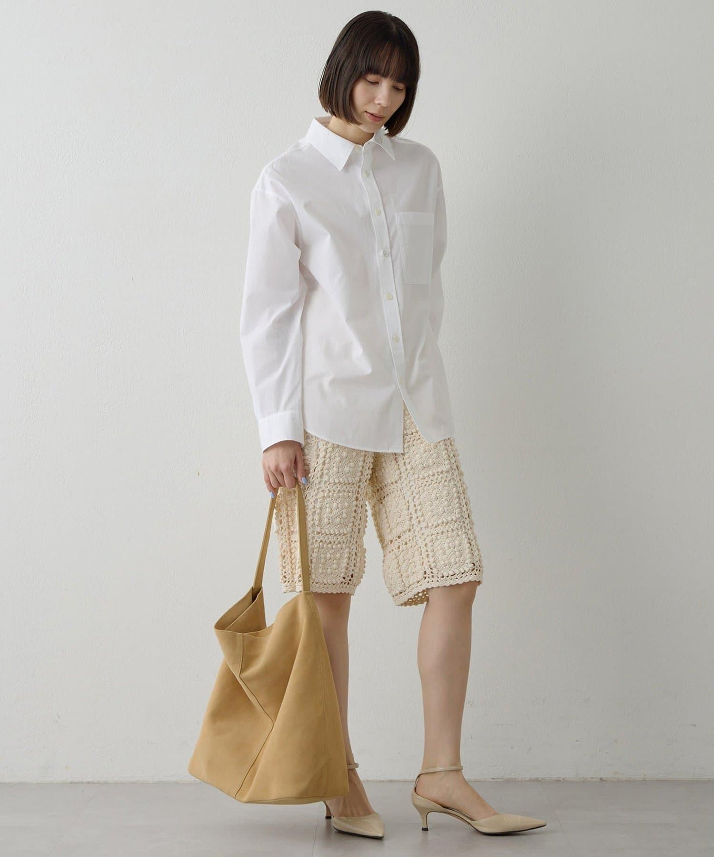 <インフルエンサーコラボ>寬鬆襯衫