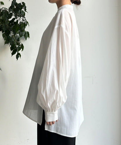 針織背心×襯衫套裝