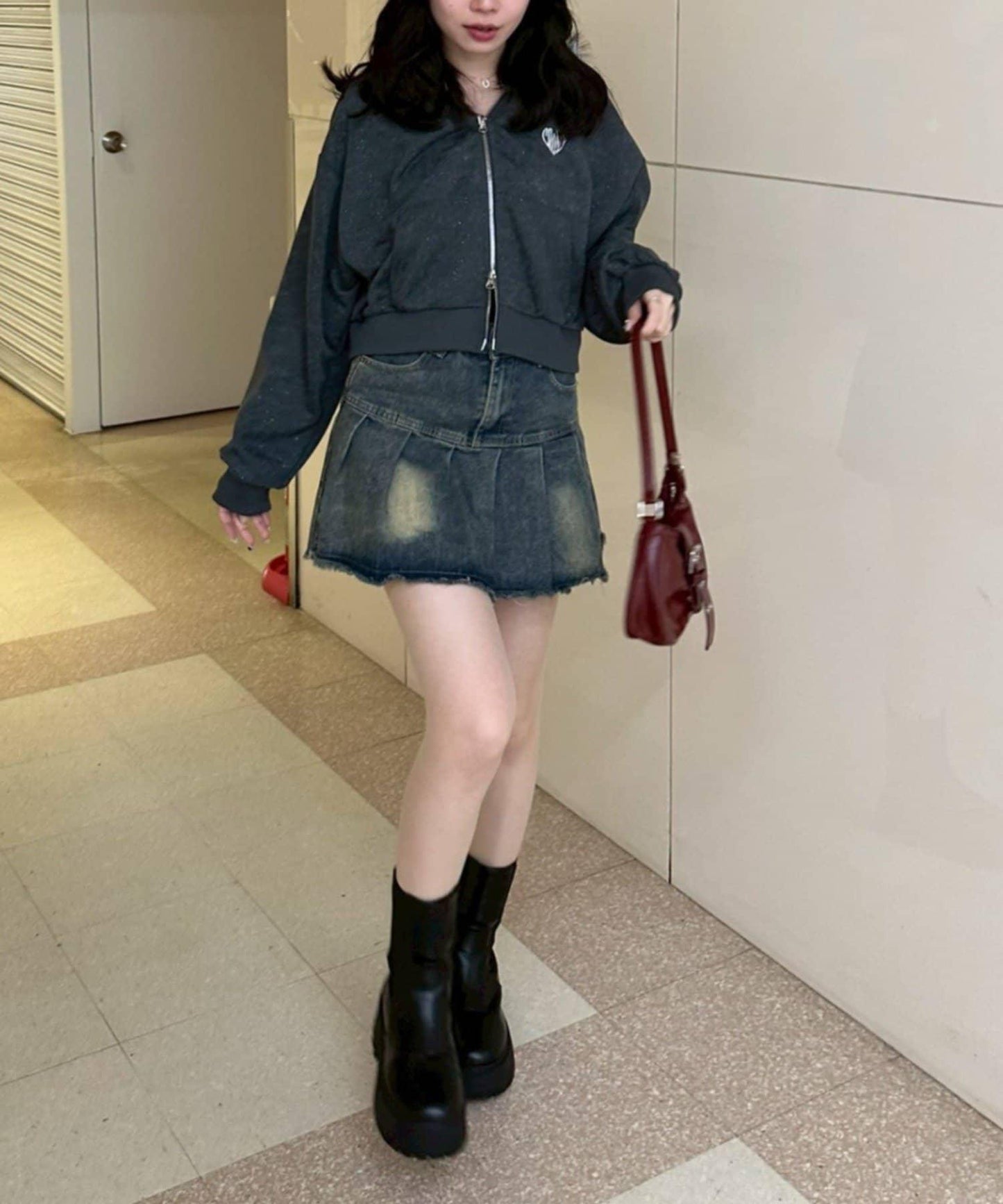 春季必買！【RMAF】仿舊色連帽毛絨衛衣