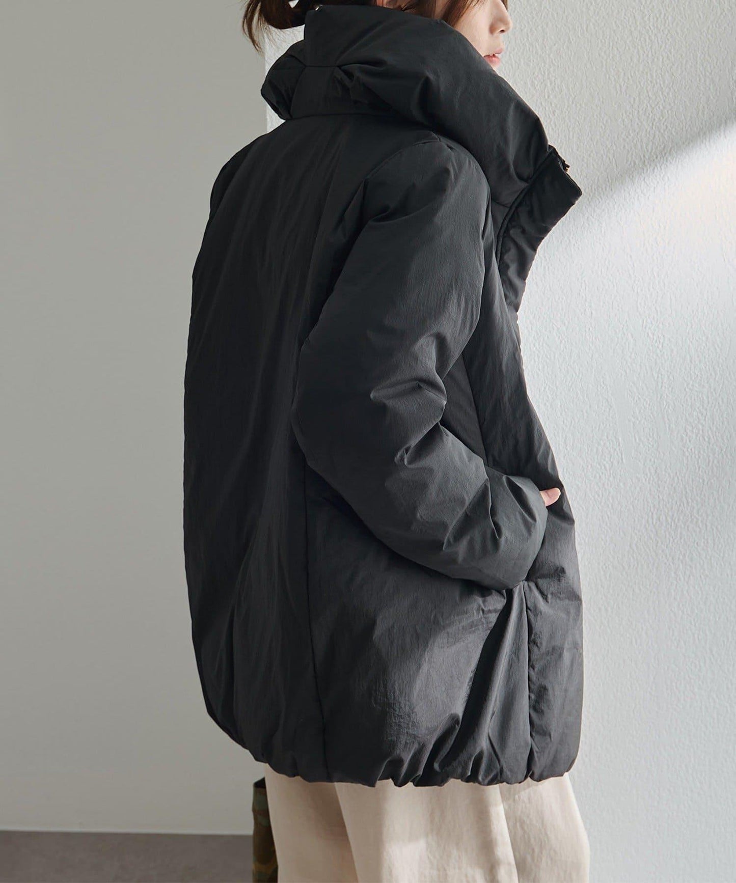 加厚立領羽絨夾克