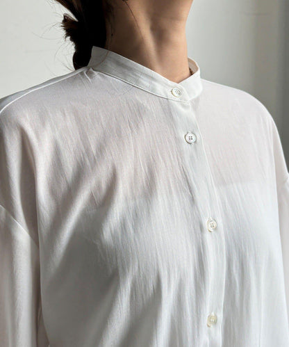 針織背心×襯衫套裝