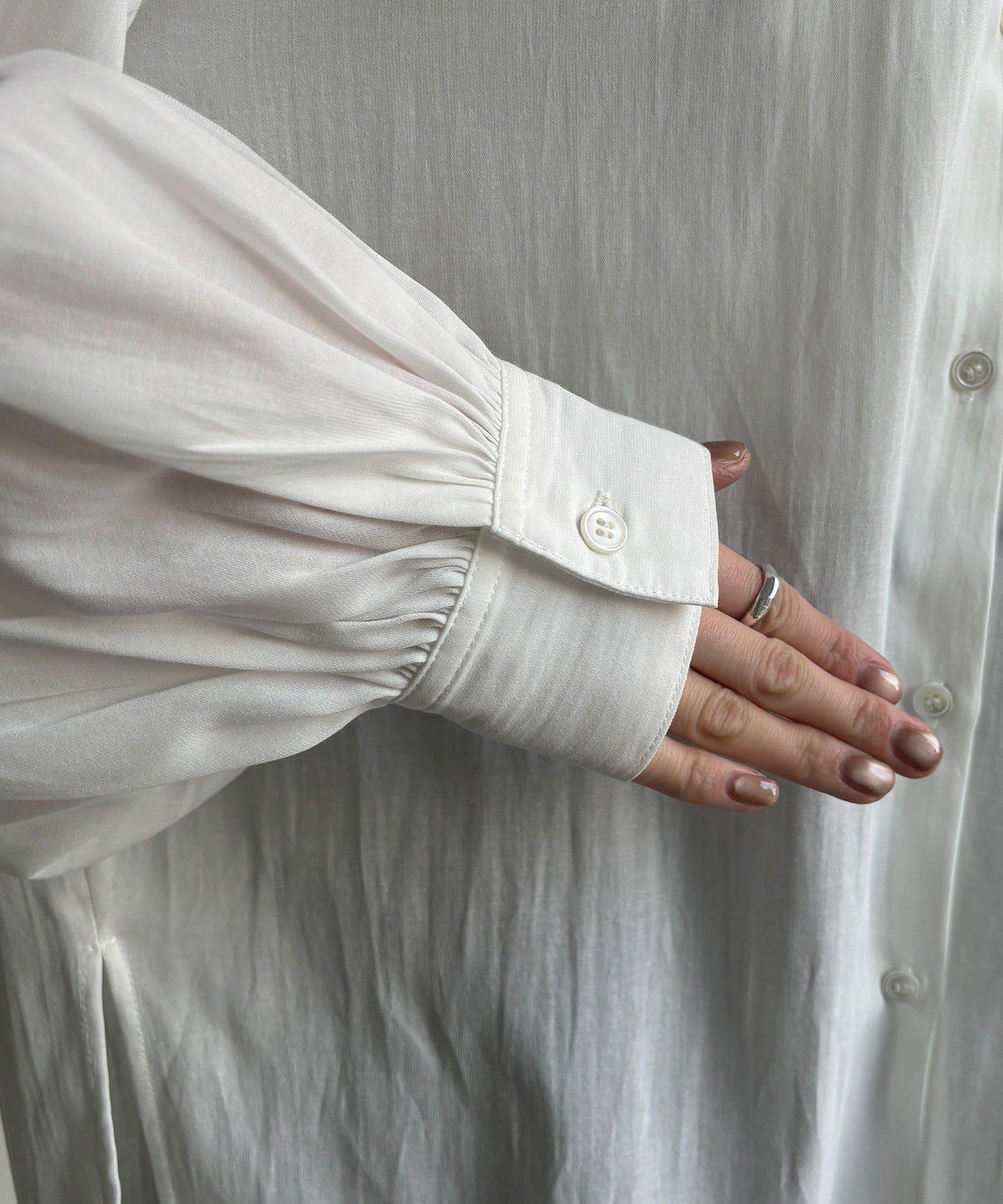 針織背心×襯衫套裝