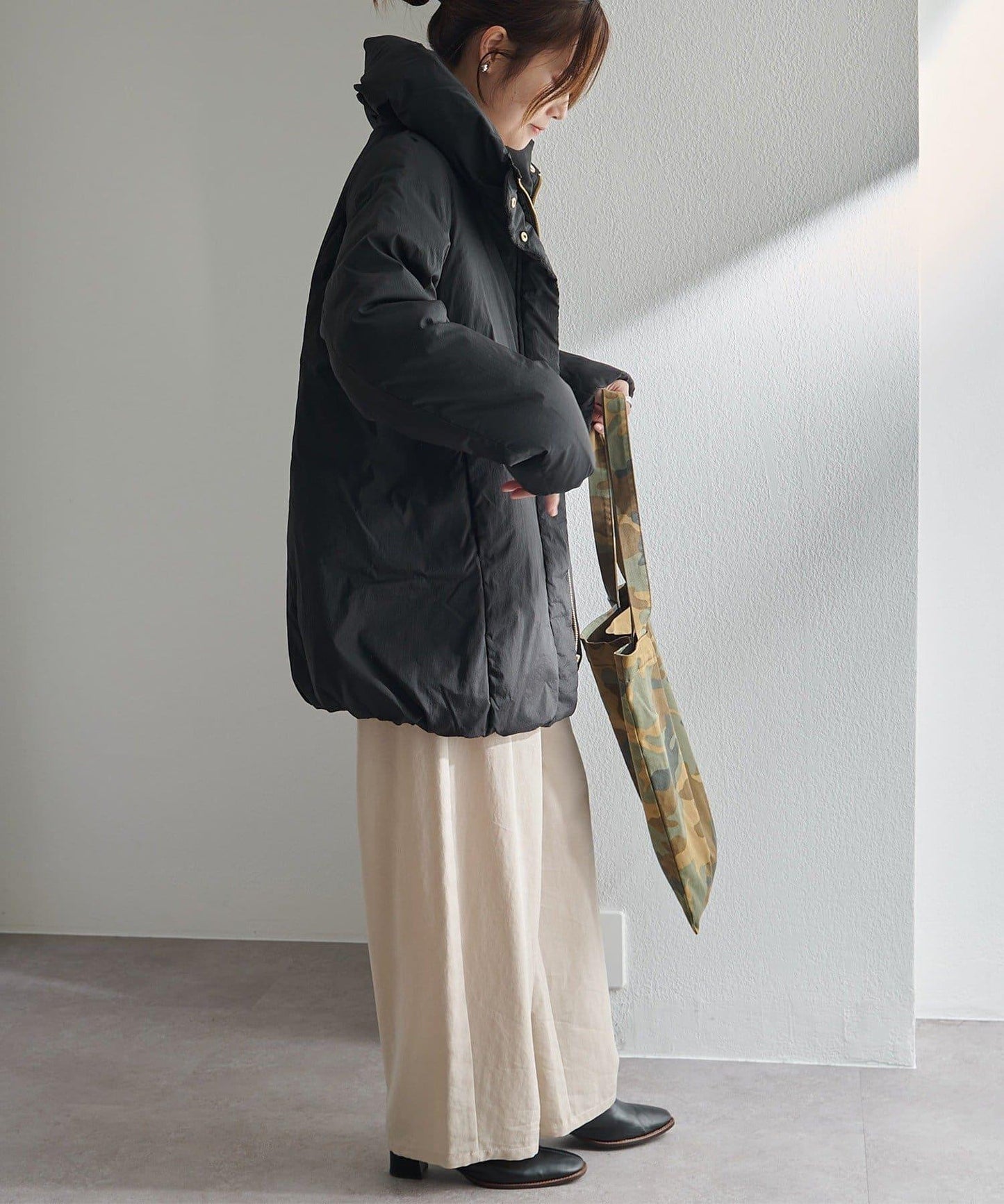 加厚立領羽絨夾克