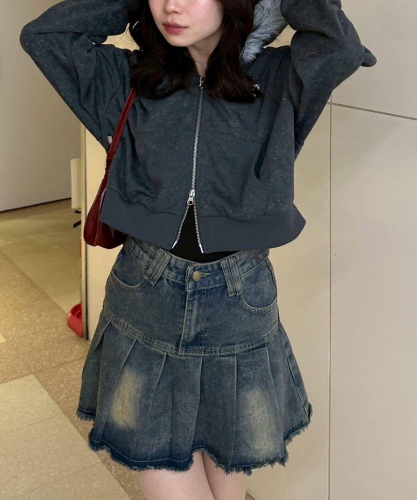 春季必買！【RMAF】仿舊色連帽毛絨衛衣