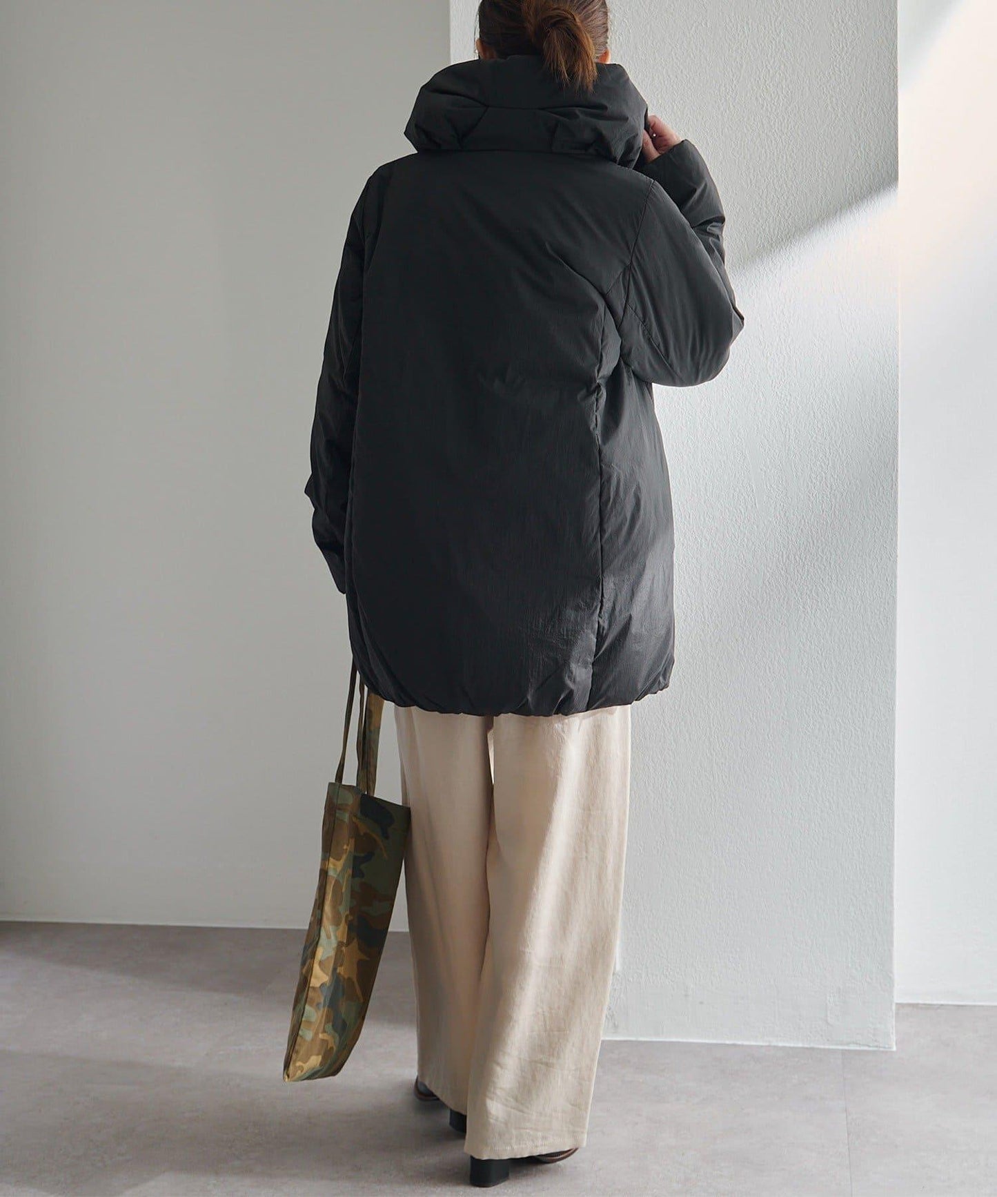 加厚立領羽絨夾克