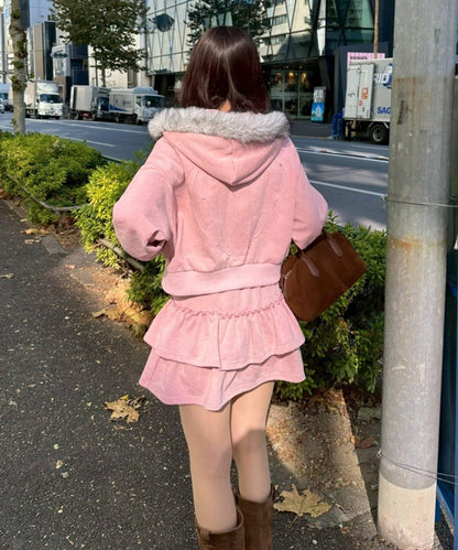 春季必買！【RMAF】仿舊色連帽毛絨衛衣