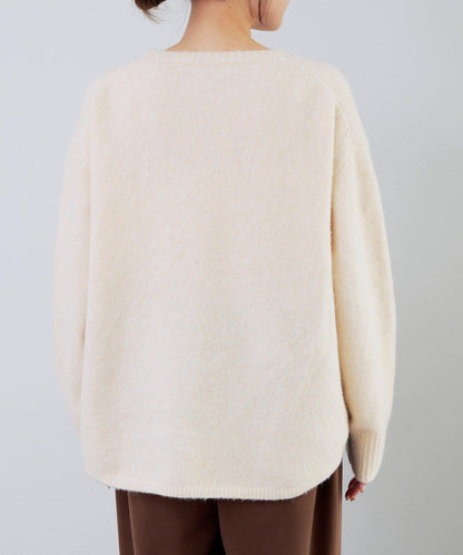 logo刺繡針織套頭衫