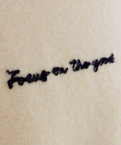 logo刺繡針織套頭衫