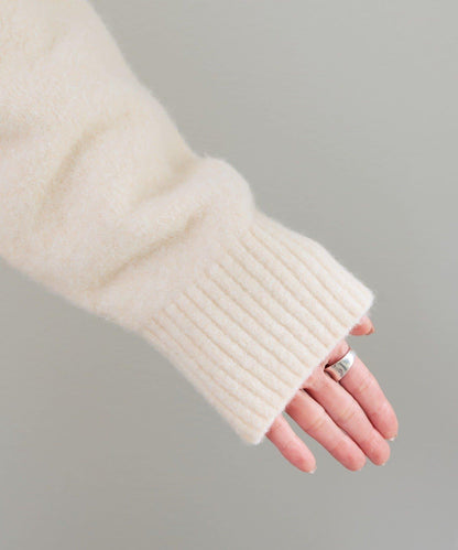 logo刺繡針織套頭衫