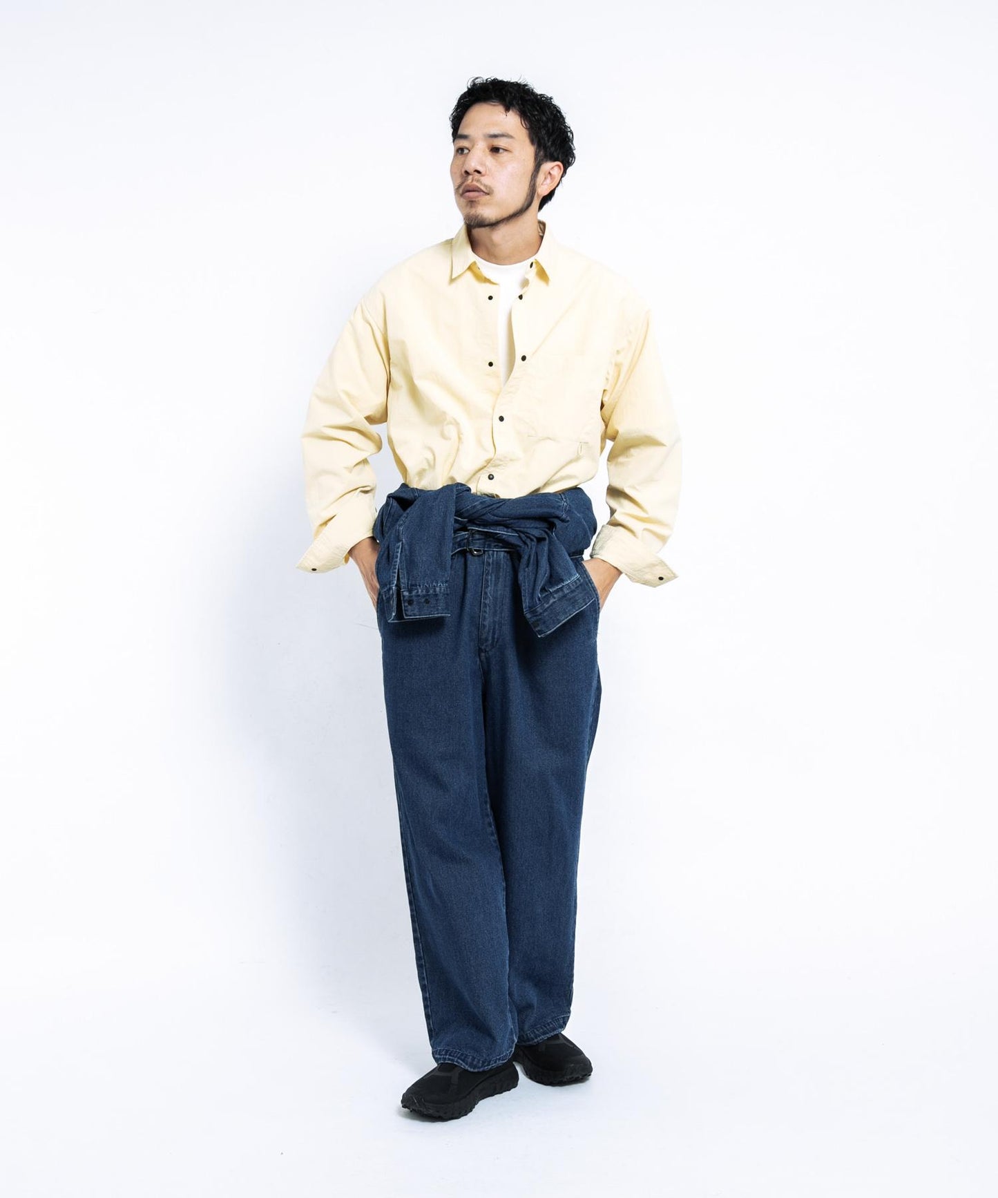 UR TECH尼龍塔夫綢長袖襯衫