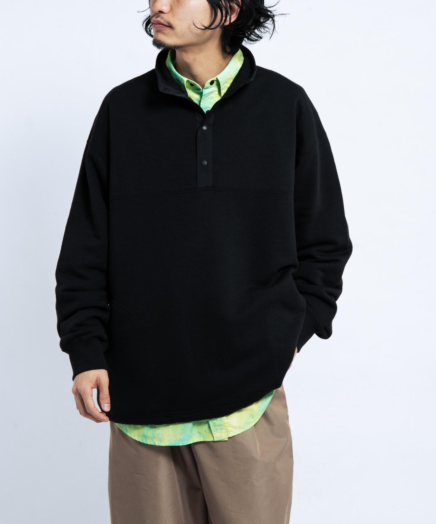 UR TECH尼龍塔夫綢長袖襯衫