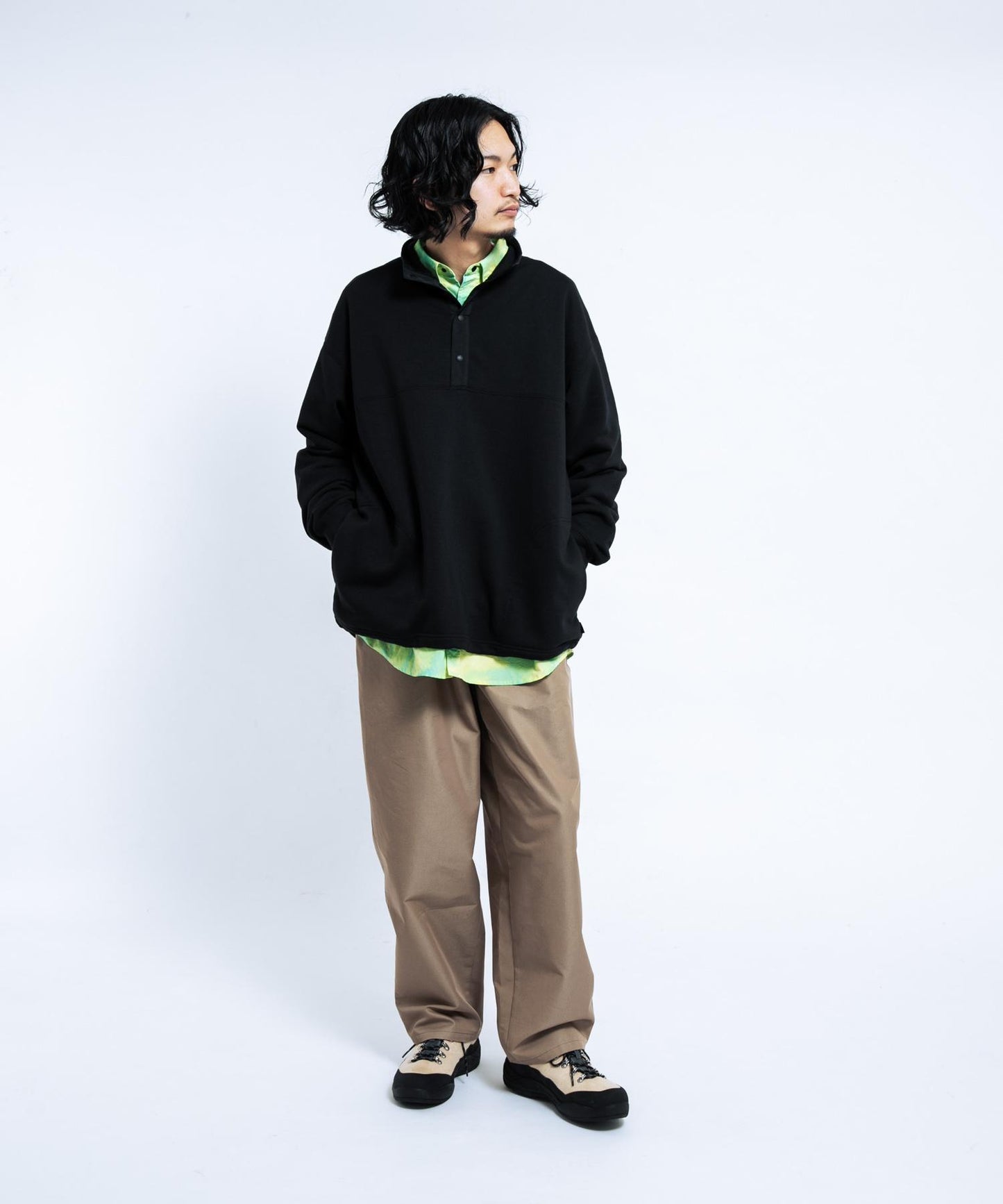 UR TECH尼龍塔夫綢長袖襯衫