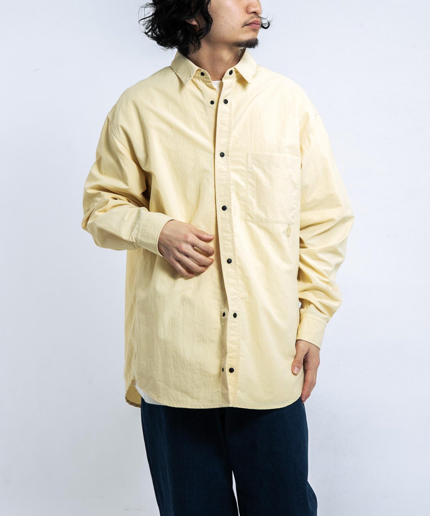 UR TECH尼龍塔夫綢長袖襯衫