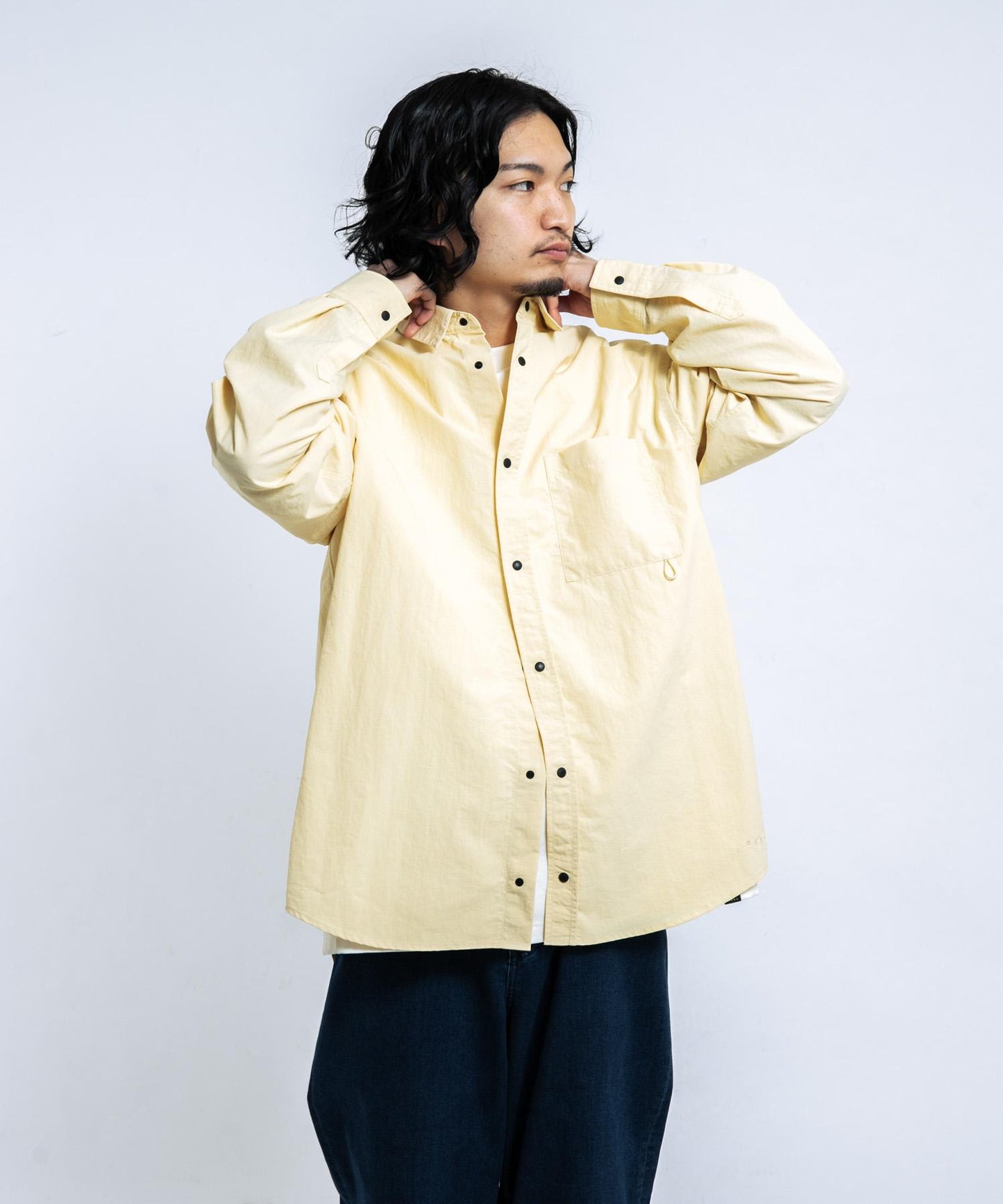 UR TECH尼龍塔夫綢長袖襯衫