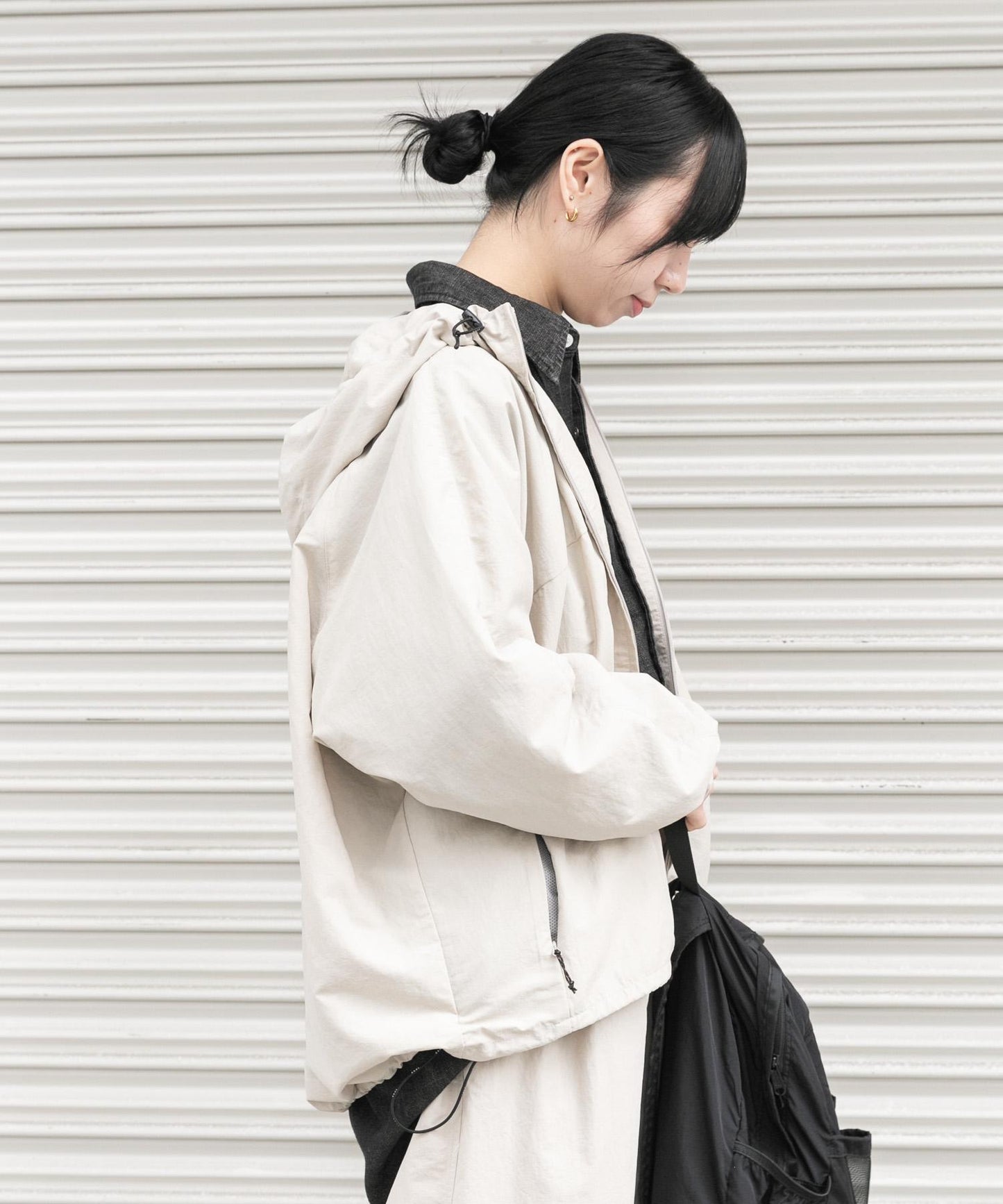 UR TECH尼龍塔夫綢拉鍊外套