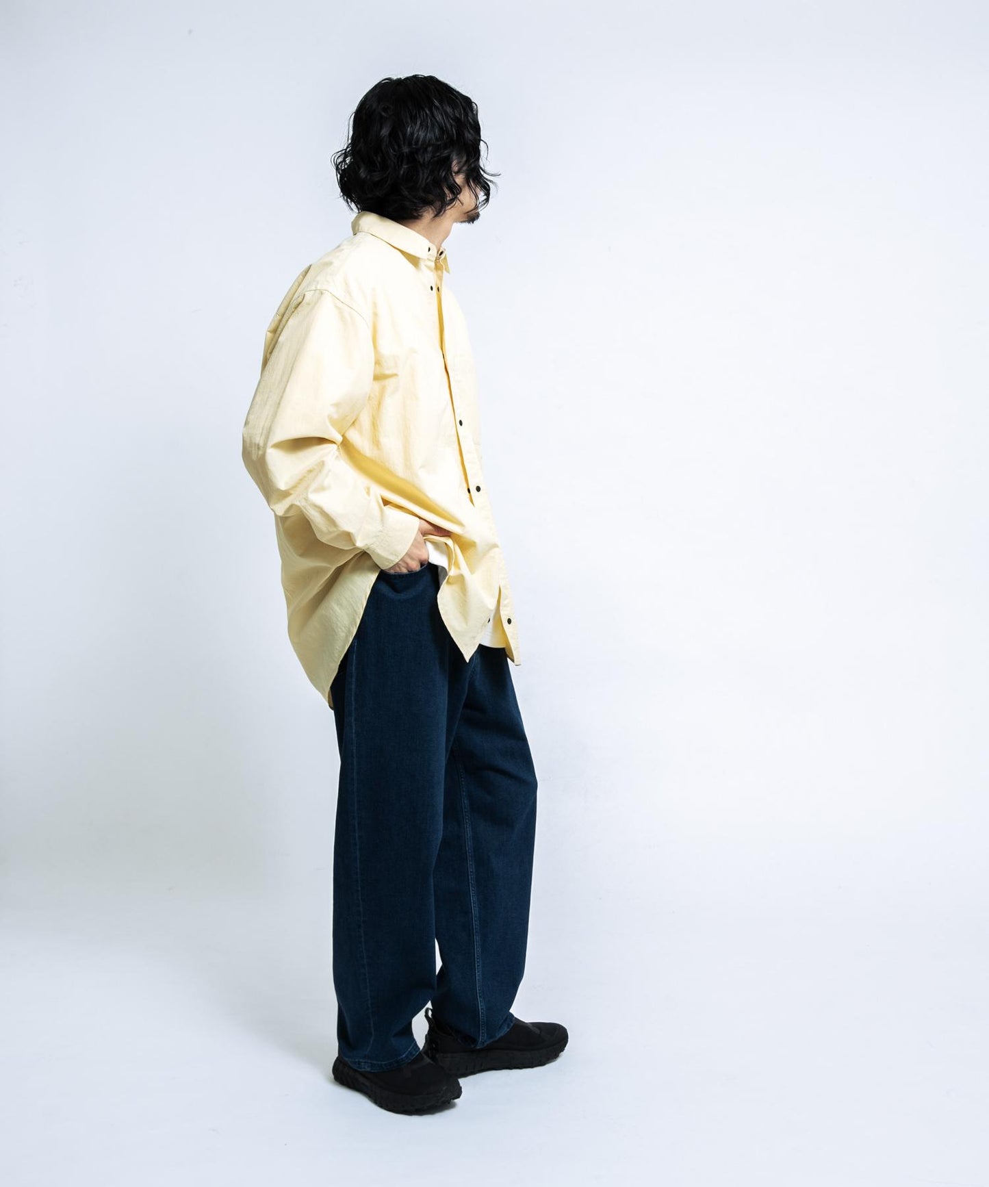 UR TECH尼龍塔夫綢長袖襯衫