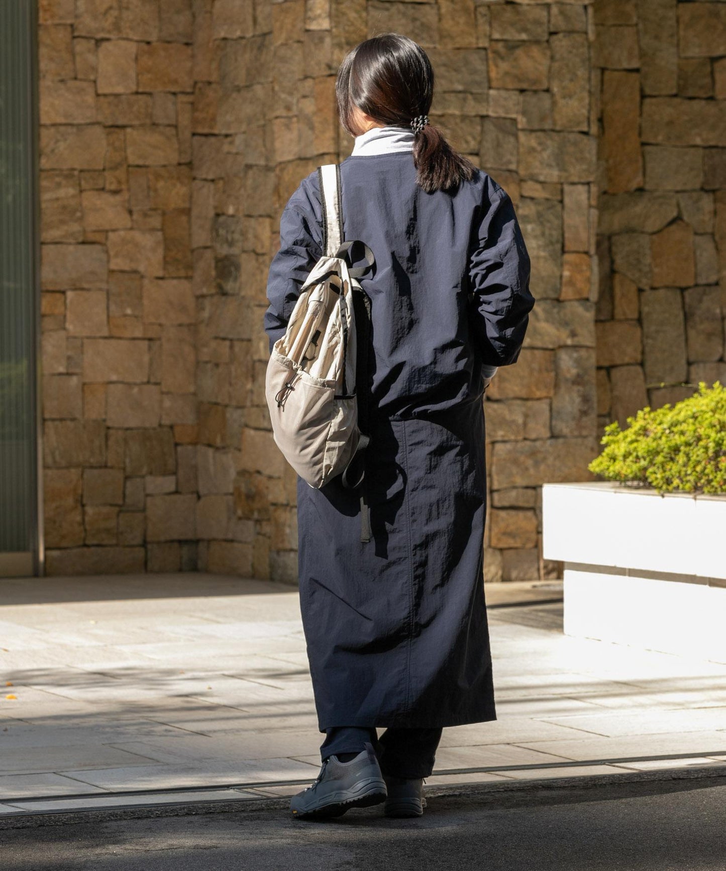 UR TECH尼龍塔夫綢裹身風半身裙