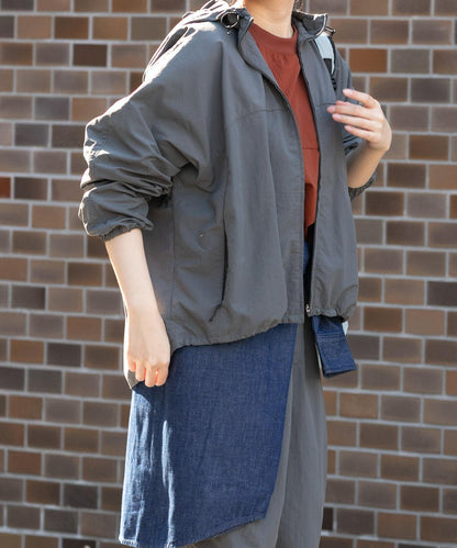 UR TECH尼龍塔夫綢拉鍊外套