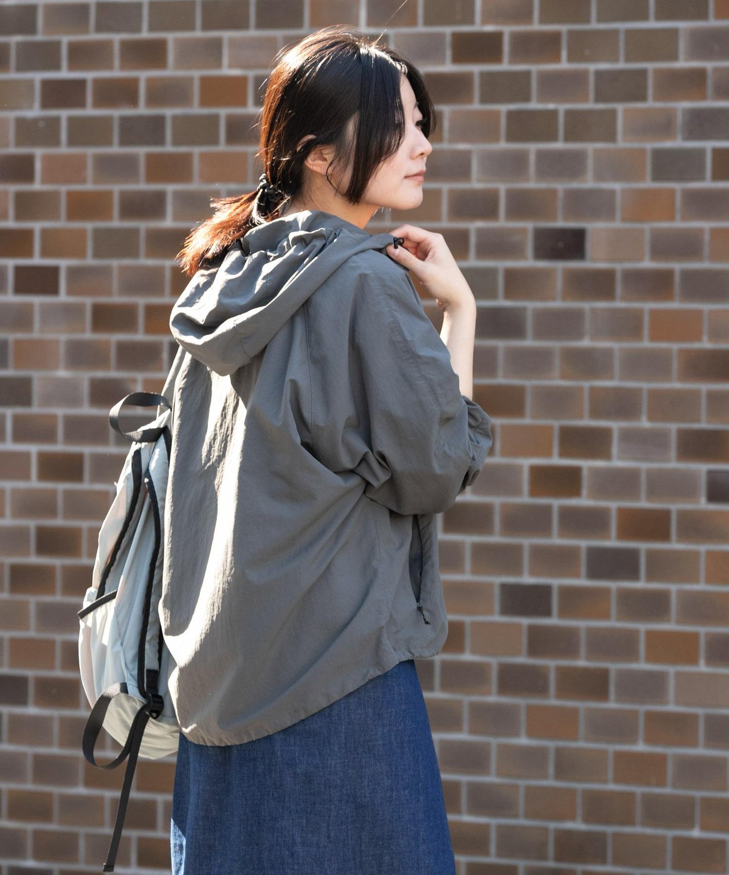 UR TECH尼龍塔夫綢拉鍊外套