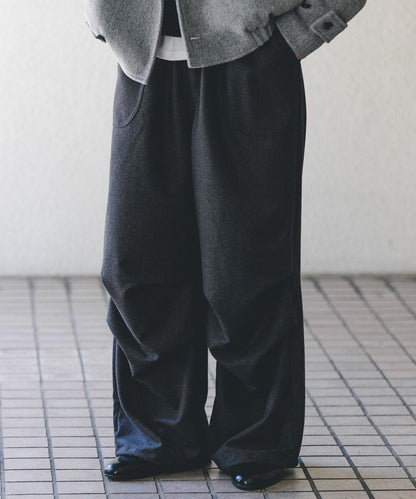 【/部分門店限定】磨毛休閒傘兵褲