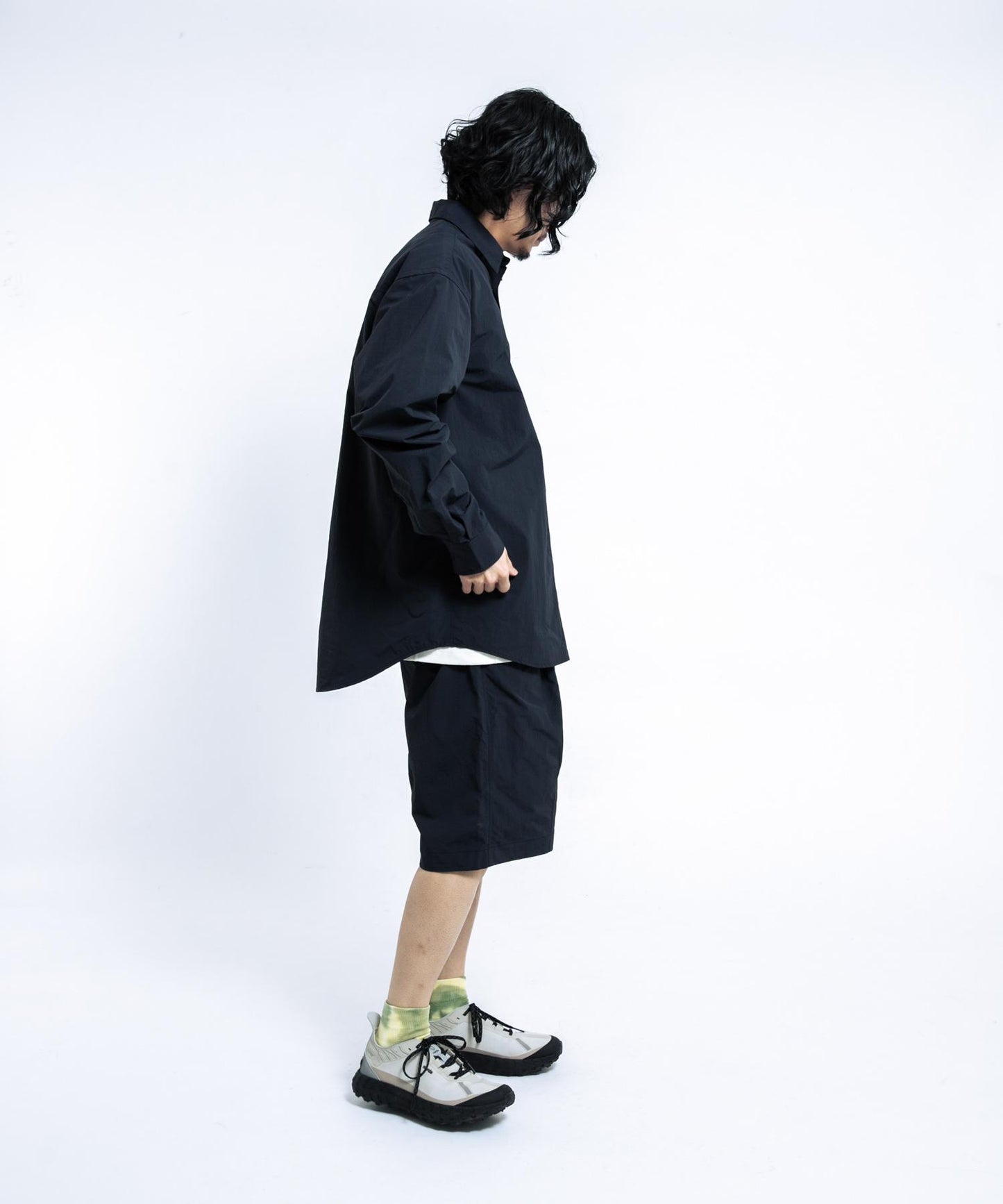 UR TECH尼龍塔夫綢長袖襯衫