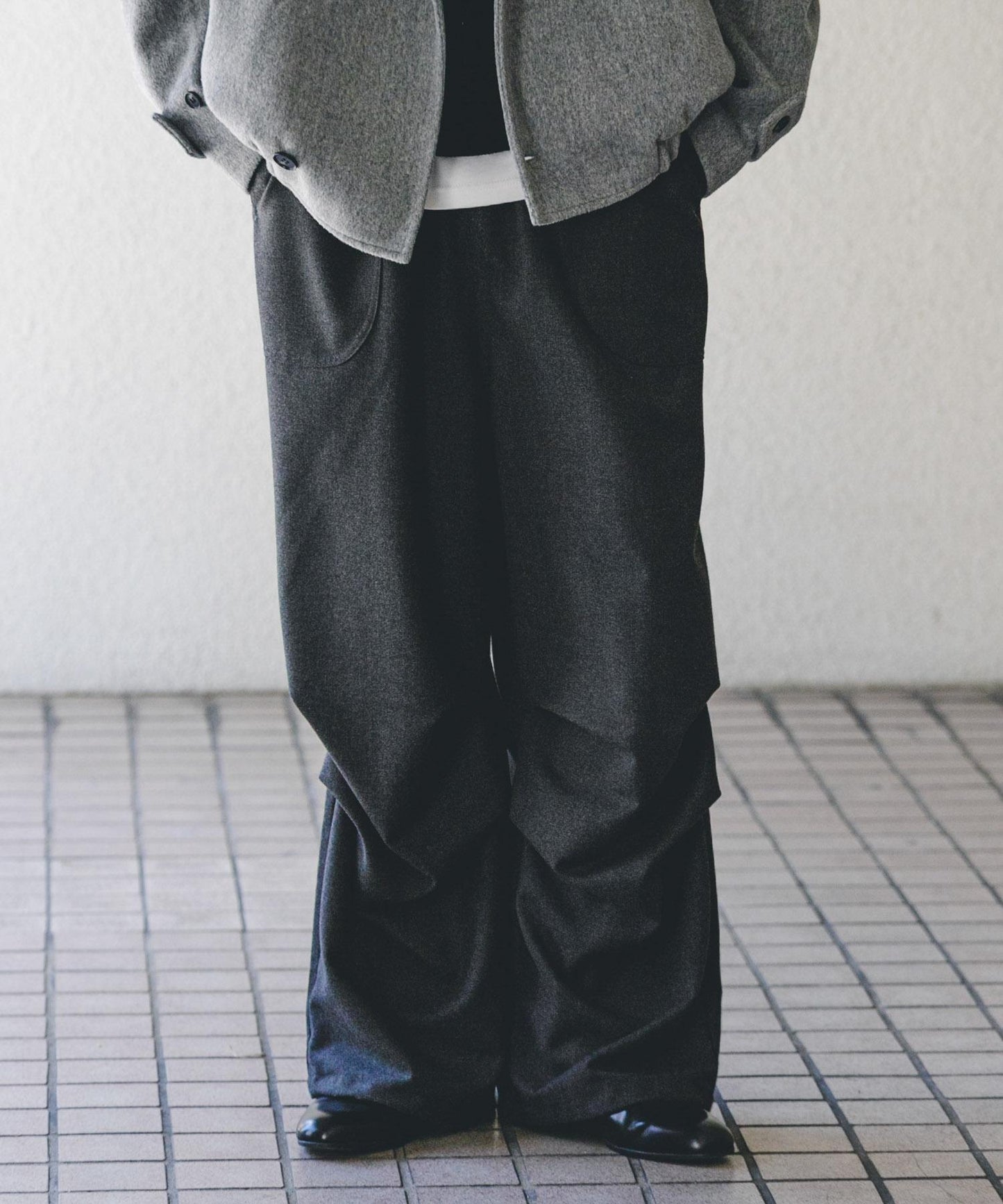 【/部分門店限定】磨毛休閒傘兵褲