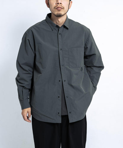 UR TECH尼龍塔夫綢長袖襯衫