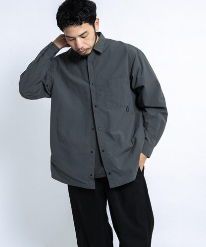 UR TECH尼龍塔夫綢長袖襯衫