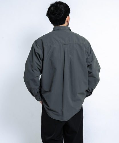 UR TECH尼龍塔夫綢長袖襯衫