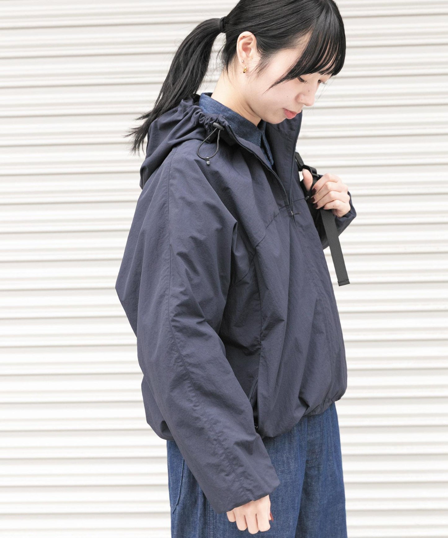 UR TECH尼龍塔夫綢拉鍊外套